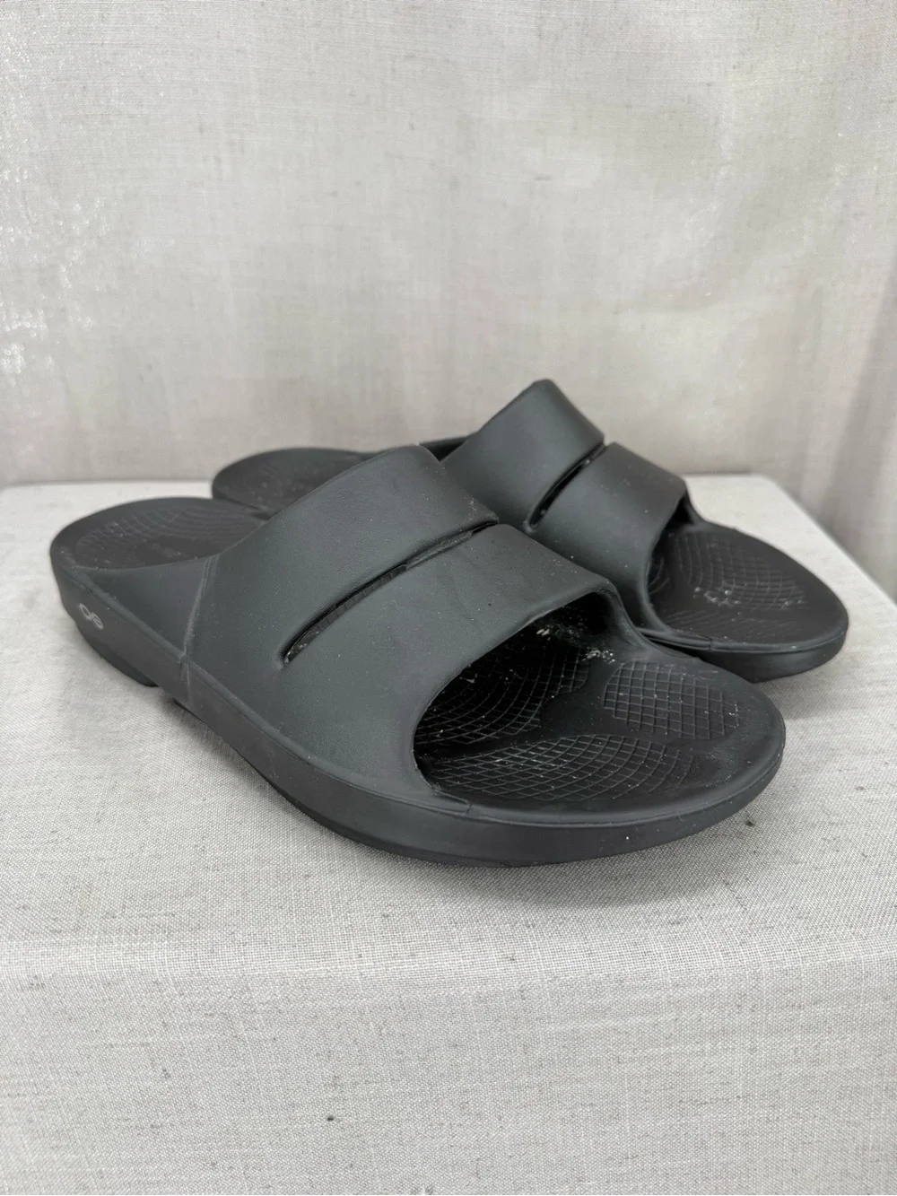 Oofos Ooahh Slide Sandals Men's Size 11 Black